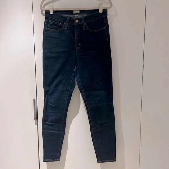 Crew Jeans J Crew Highrise Dark Blue Jeans Size 29 Poshmark